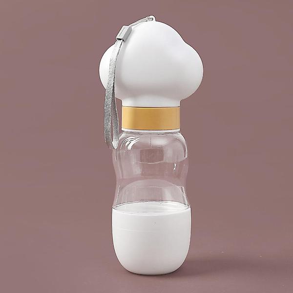  큐티펫 휴대용 애견 간식 물병(350ml) (구름)