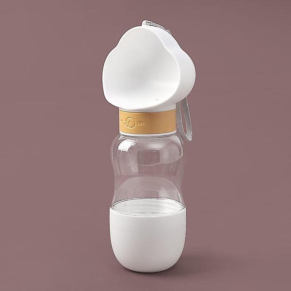  큐티펫 휴대용 애견 간식 물병(350ml) (구름)