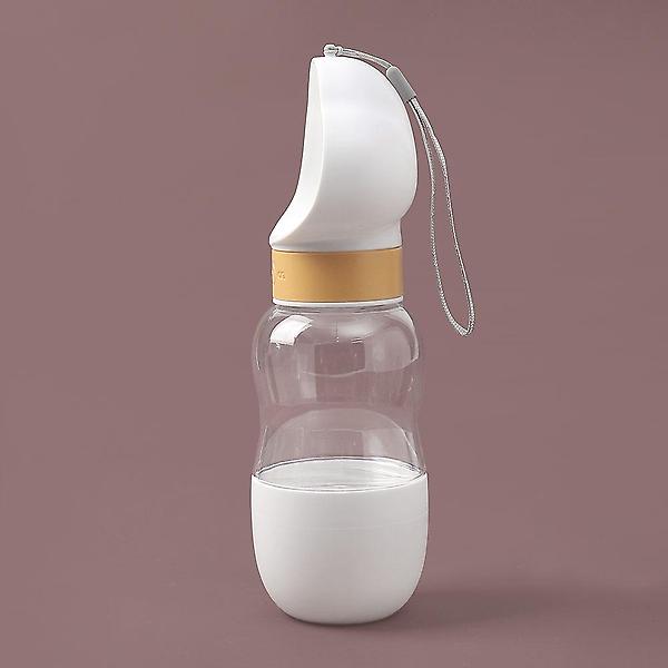  큐티펫 휴대용 애견 간식 물병(350ml) (구름)