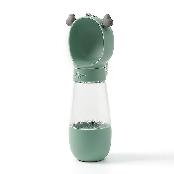  큐티펫 휴대용 애견 간식 물병(350ml) (하트)