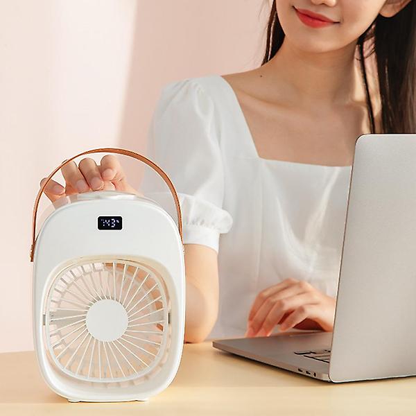  워터쿨링 USB 휴대용 냉풍기 무드등 미스트선풍기