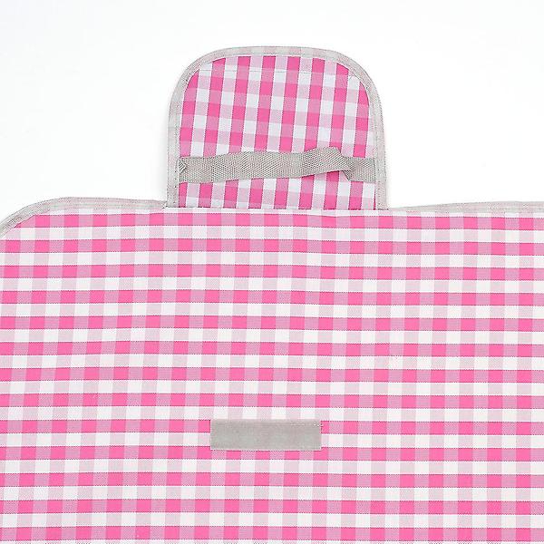  비비드 체크 방수 돗자리 비치 휴대용 피크닉 매트