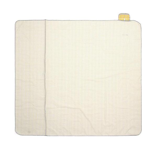  비비드 체크 방수 돗자리 휴대용 피크닉 매트 옐로