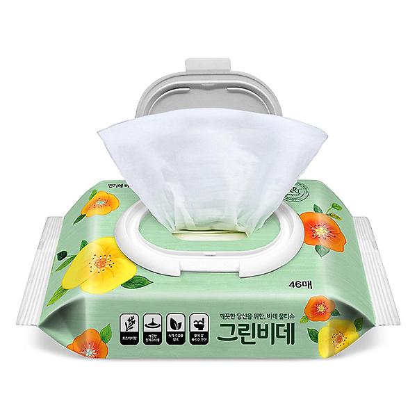  그린비데 물티슈 캡형 46매 10팩