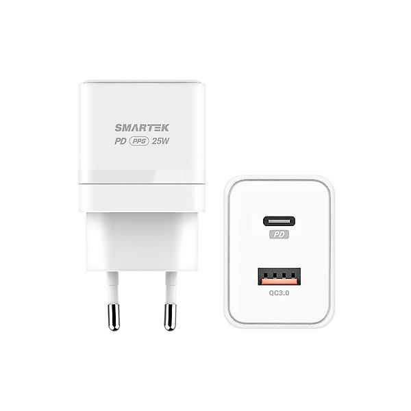 스마텍 25W PD&PPS 2포트 초고속 충전기 STPD-D25