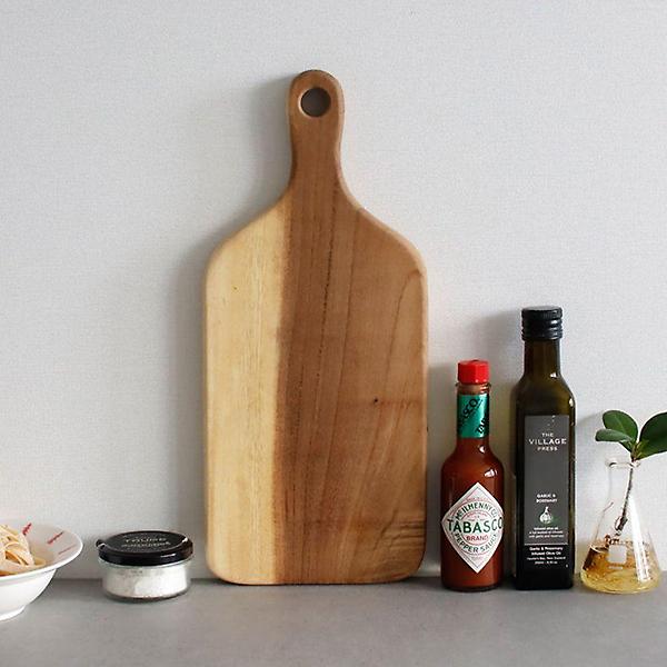  손잡이 있는 우드 도마 간식 디저트 플레이트 접시