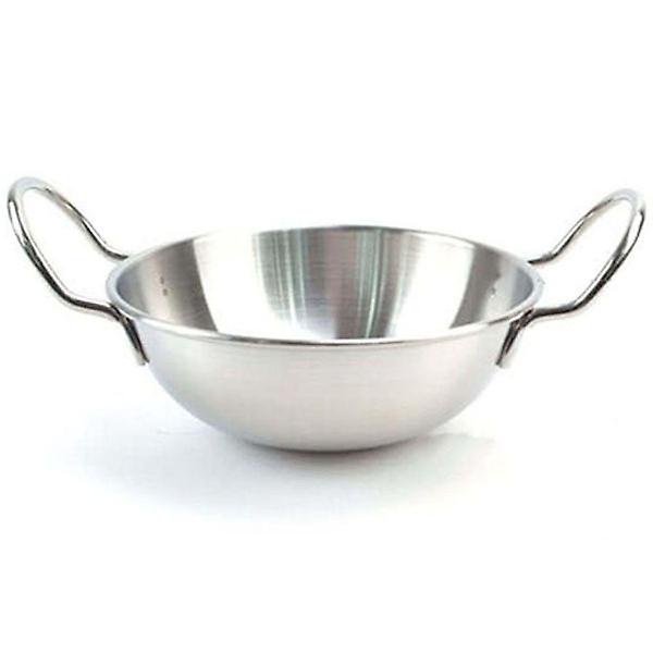  스텐 믹싱볼 샐러드볼 접시 스텐볼 손잡이 그릇 19cm