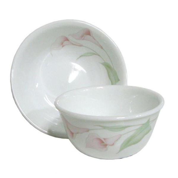  코렐 공기 대접 국그릇 밥공기 식기 백합 12.5cm