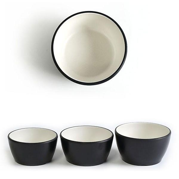  투톤 멜라민 일식 밥공기 밥그릇 11.1x6.1cm 3호