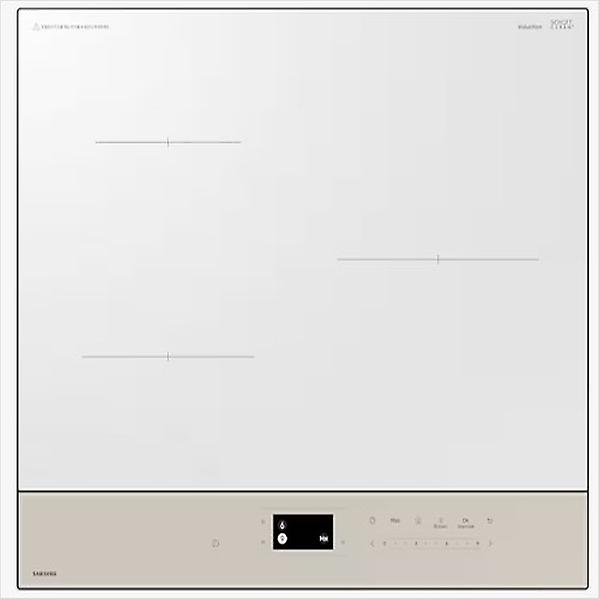  삼성전자 비스포크 AI 3구 인덕션 NZ63DB607CABS 글램 베이지 색상