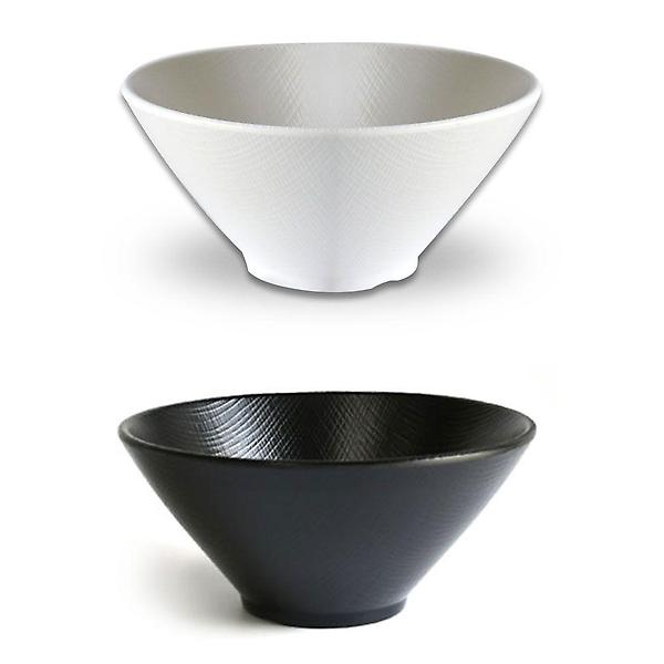  멜라민 비빔밥 라면 국수 그릇 면기 19.7cm 3호 블랙