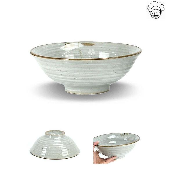  로코 설화 도자기 V면기 도자기대접 10호