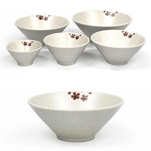  멜라민 한정식 대접 후식 면기 면그릇 19.7cm 8호
