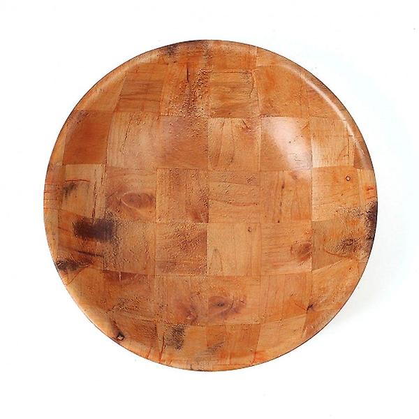  가벼운 원형 40.5cm 우드볼 간식 과자그릇 스낵볼