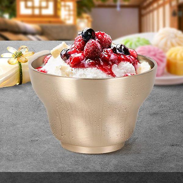  모던쉐입빙수기 팥빙수 방짜유기 빙수그릇 제작요거트