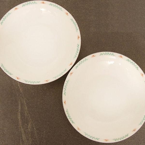  내츄럴 원형 도자기 파스타볼 2P 그릇 도자기볼 식기