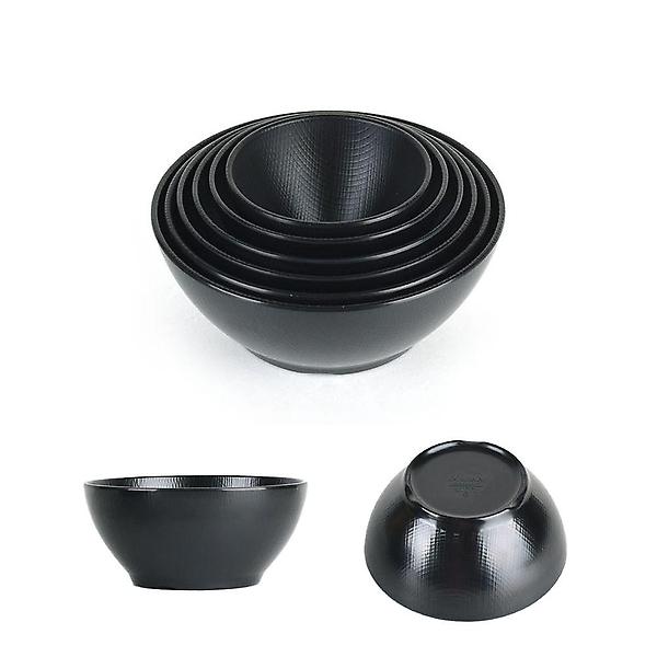  블랙체크무늬 무광 멜라민 면기 1호/2호/3호