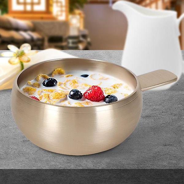  손잡이뚠뚠시리얼볼 유기방짜 죽그릇 스프볼 화채그릇