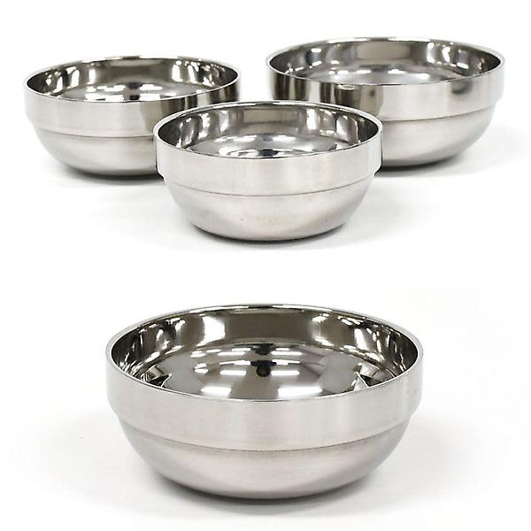  이중 보온 스텐 대접 국그릇 식판그릇 10.3x4.7cm 1호