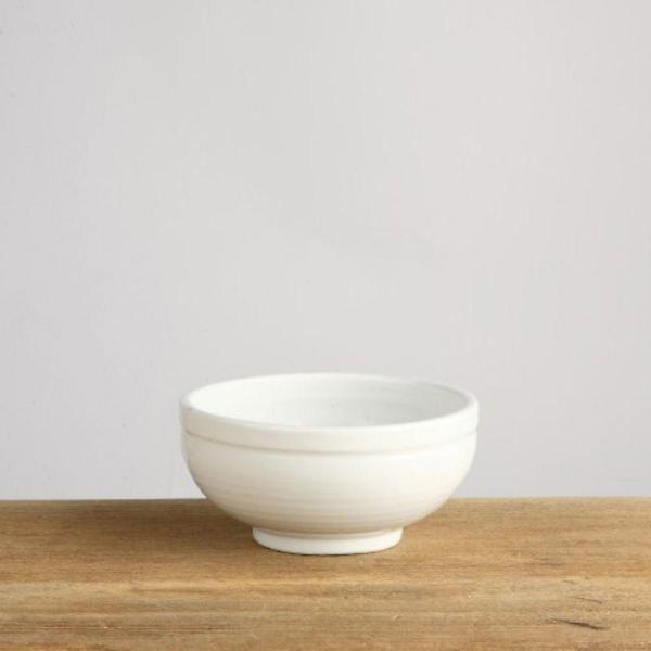  이천도자기 떡살백자 대접 13cm 그릇 식기