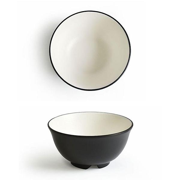  투톤 멜라민 일식 우동그릇 덮밥그릇 17.9x8.9cm 3호