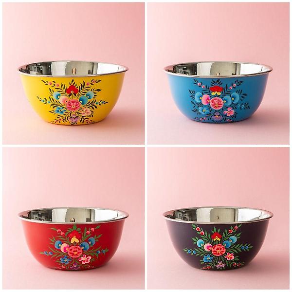  애나멜 스테인레스 원형볼 21.8cm 그릇 식기