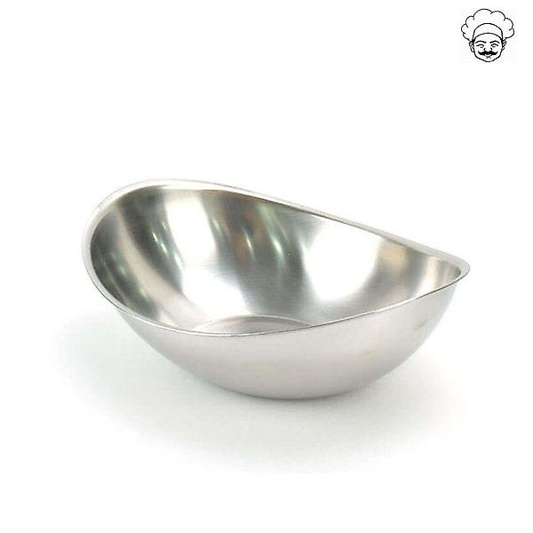  스텐 타원볼 그라탕 샤틴소스볼 카레그릇 18cm