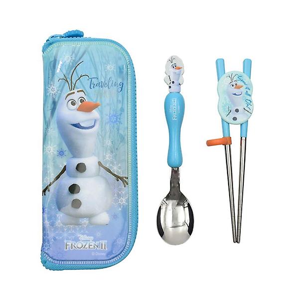  겨울왕국2 스텐젓가락 스푼 안전케이스 세트 (올라프)