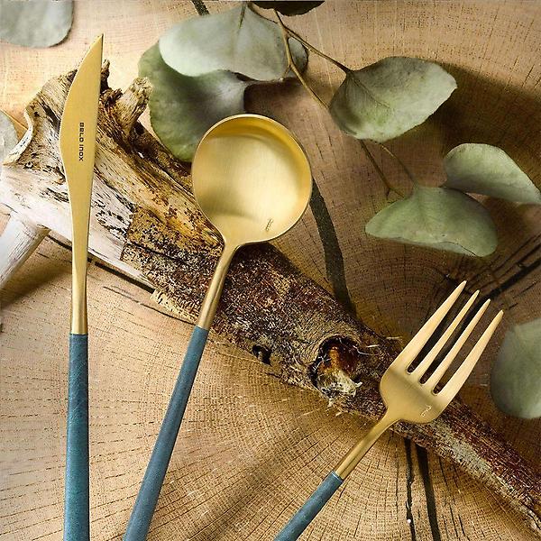  (사은품)벨로아이녹스 양식기 3종 세트 골드