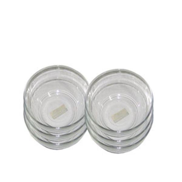  듀라렉스 투명 종지 9cm 6개세트 앞접시 그릇 접시