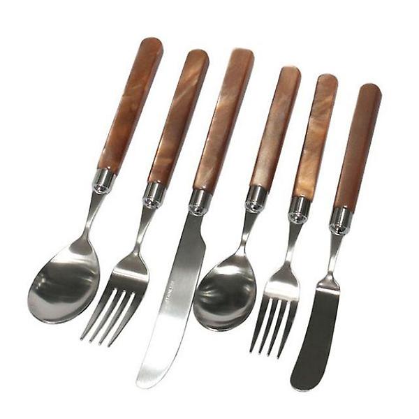  백산 양식기 커트러리 세트 스푼 나이프 포크 6p