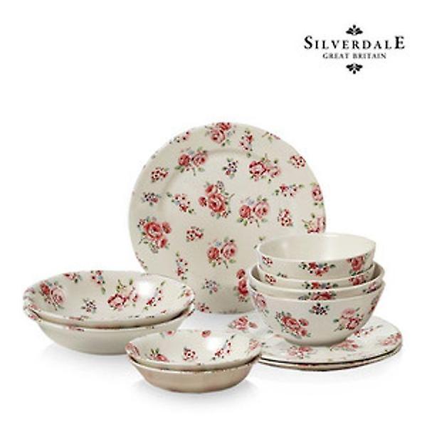  (사은품)실버데일 빈티지 핑크로즈 홈세트