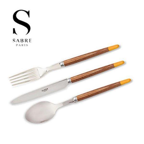  (사은품)사브르 아쿠아렐레 우드 커트러리 엘로