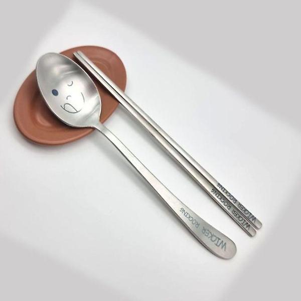  윙커 어린이 수저 세트 숟가락 젓가락 스푼 19.5cm