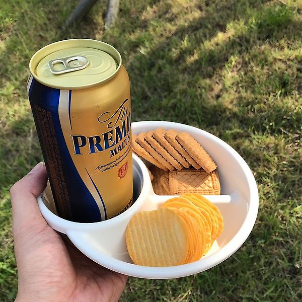  1인용 스낵접시 다용도 간식 트레이 나눔 디저트그릇