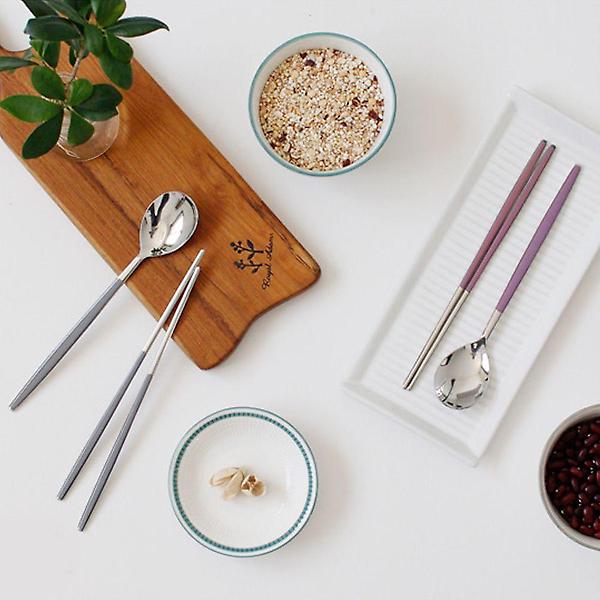  예쁜 식기세트 성인 숟가락 젓가락 외국인 선물 수저