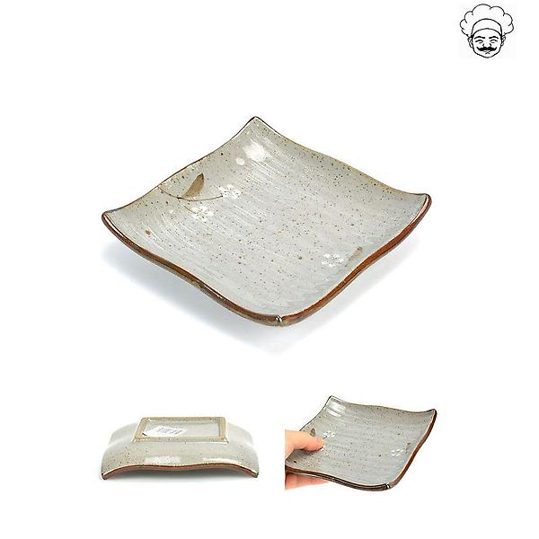  로코 설화 도자기 정사각접시 13.0cm