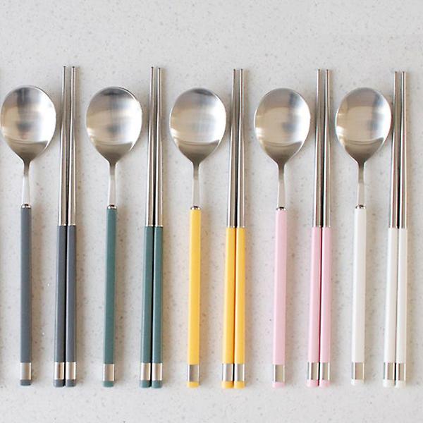  커플 숟가락 젓가락 스테인레스 예쁜수저 외국인 선물