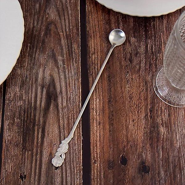  롱 장미 티스푼