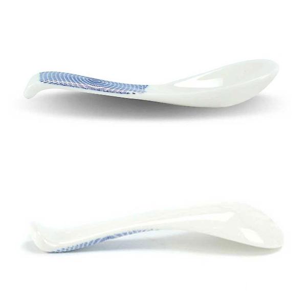  도자기 라면 짬뽕 우동 스푼 국물 수저 14.5x4cm 3호