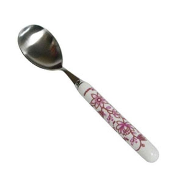  백산 수저 숟가락 디너 스푼 가정 수저 핑크 대 1개
