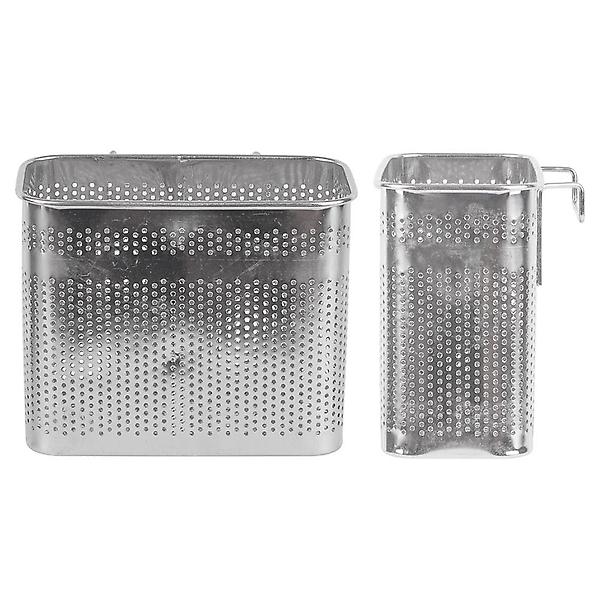  디디샵 국산 스텐 사각 수저통 2구