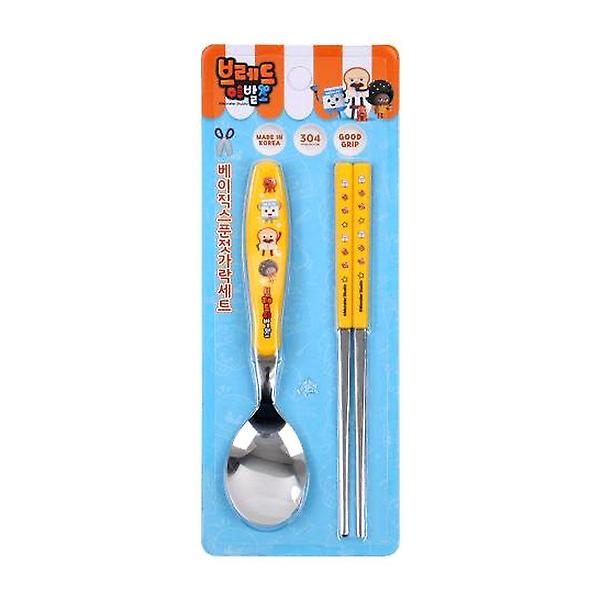  브레드이발소 베이직 스푼젓가락세트 숟가락 젓가락