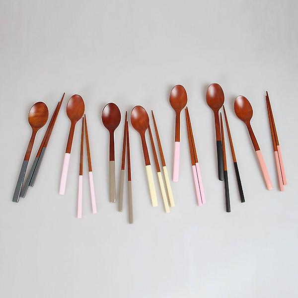  루드 파스텔 옻칠 수저세트 (7colors)