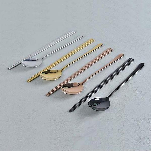  수저 세트 숟가락 젓가락 티타늄 수저 2인 세트
