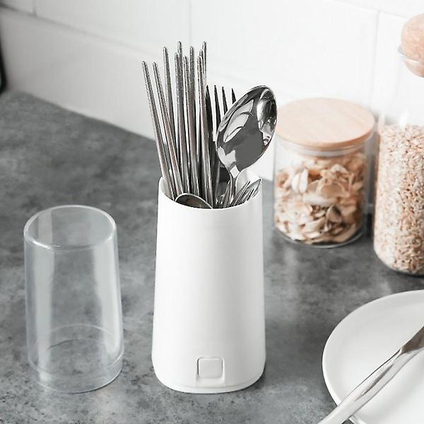  투명 뚜껑 수저통 1인 2인 수저 보관함 정리함