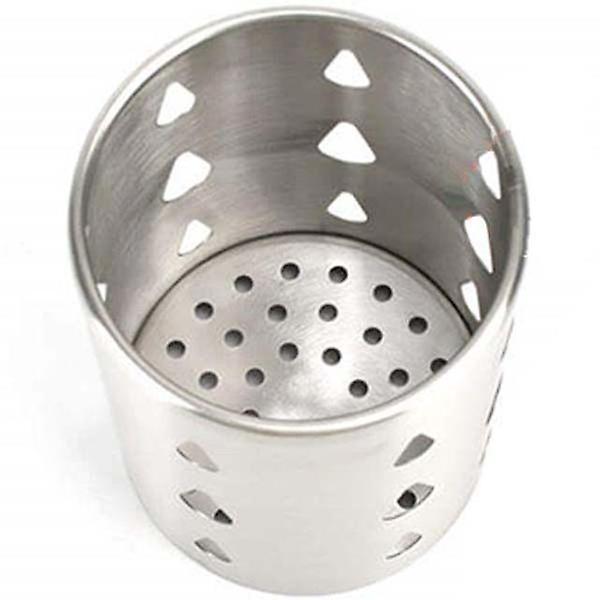  스텐 수저통 타공 물빠짐 수저통 스푼 정리 수저꽂이