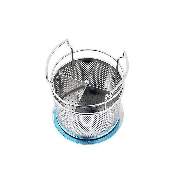  원형 스텐 수저통 (대) 물받침 분리칸막이 수저꽂이