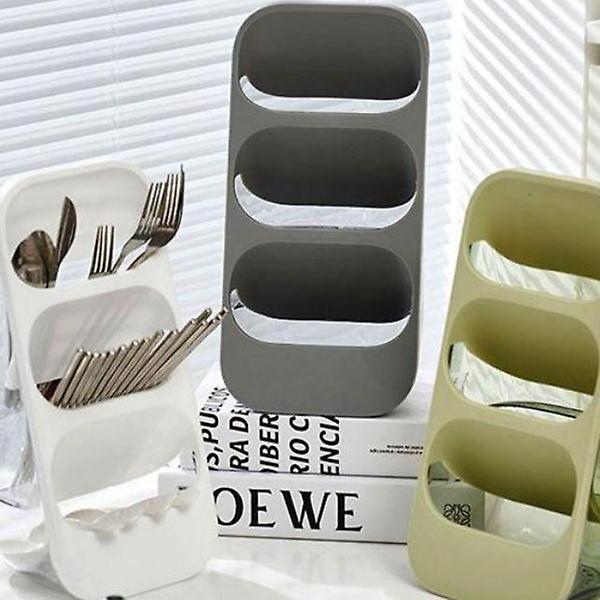  스탠드형 수저 포크 젓가락 물빠짐 수저꽂이 수저통