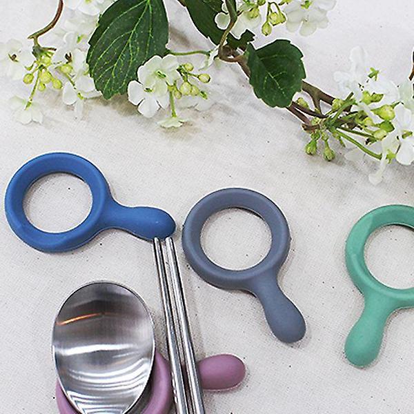  안밀리는 El plato 실리콘 수저받침 4P세트 2color